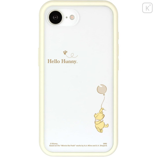 Japan Disney IIIIfit Plump Frame iPhone 17e / 16e Case - Pooh - 1