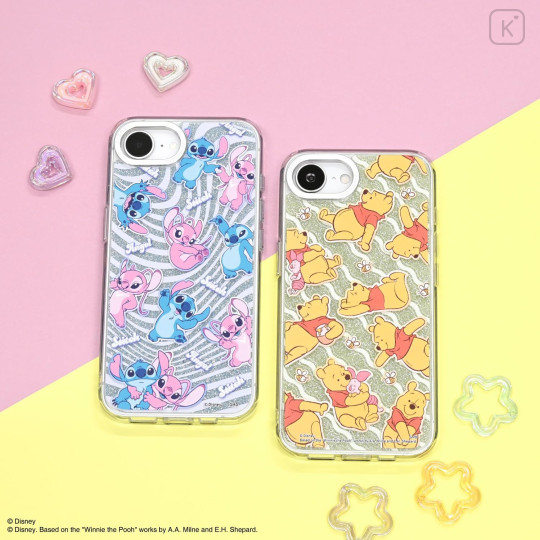 Japan Disney Camera Frame iPhone 17e / 16e Case - Angel & Stitch - 7