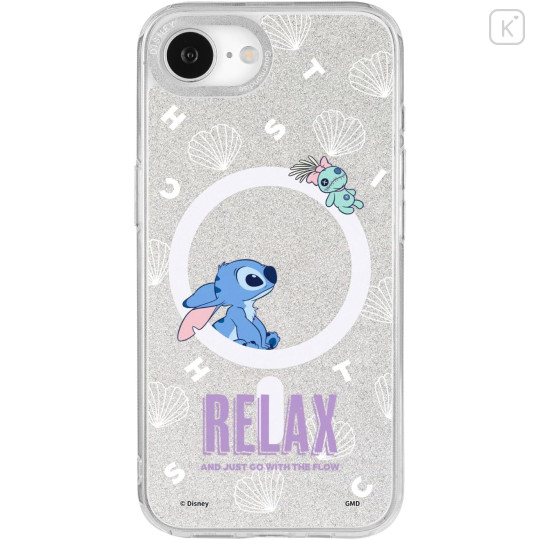 Japan Disney Camera Frame iPhone 17e / 16e Case with MagSafe - Scrump & Stitch - 1