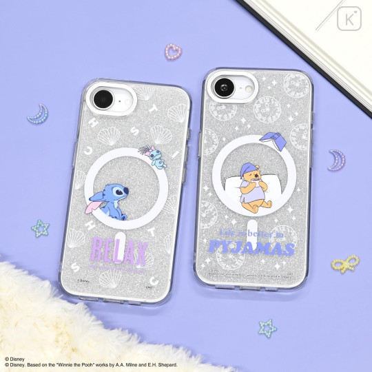 Japan Disney Camera Frame iPhone 17e / 16e Case with MagSafe - Scrump & Stitch - 7