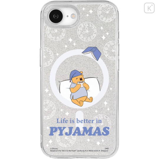 Japan Disney Camera Frame iPhone 17e / 16e Case with MagSafe - Pooh - 1