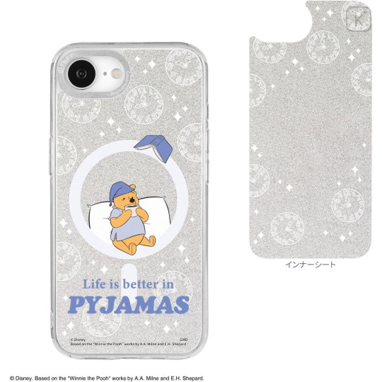 Japan Disney Camera Frame iPhone 17e / 16e Case with MagSafe - Pooh - 2