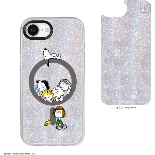 Japan Peanuts Camera Frame iPhone 17e / 16e Case with MagSafe - Snoopy : Everyone - 2