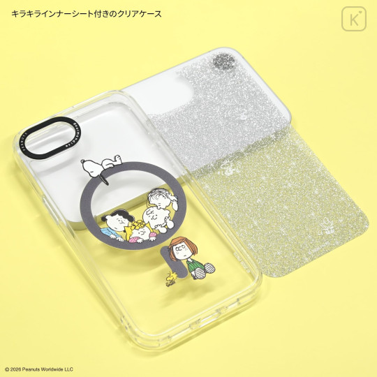 Japan Peanuts Camera Frame iPhone 17e / 16e Case with MagSafe - Snoopy : Everyone - 3