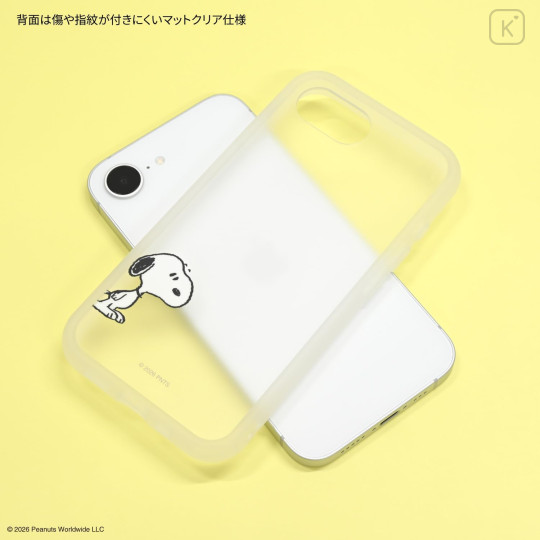 Japan Peanuts IIIIfit Plump Frame iPhone 17e / 16e Case - Snoopy - 2