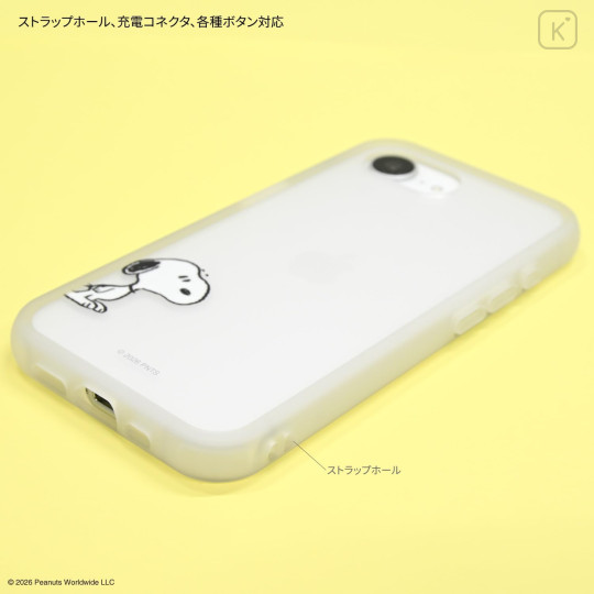 Japan Peanuts IIIIfit Plump Frame iPhone 17e / 16e Case - Snoopy - 3