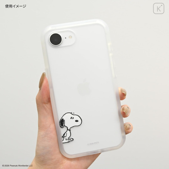 Japan Peanuts IIIIfit Plump Frame iPhone 17e / 16e Case - Snoopy - 5