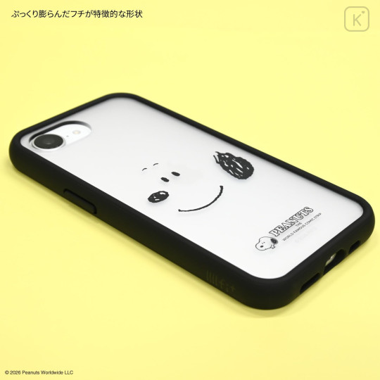 Japan Peanuts IIIIfit Plump Frame iPhone 17e / 16e Case - Snoopy : Face - 4