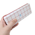 Japan Peanuts Glasses Case - Snoopy : Embroidery Wine Red - 3