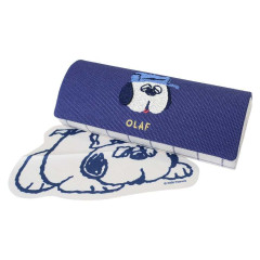 Japan Peanuts Glasses Case - Olaf : Embroidery Blue