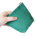 Japan Peanuts Embroidery Cosmetic Pouch - Snoopy : Joe Cool Deep Green - 2