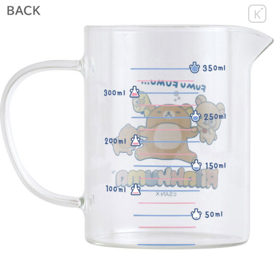 Japan San-X Glass Measuring Cup - Rilakkuma : Rilakkuma Lab - 2