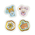 Japan San-X Original Drop Seal Bits - Rilakkuma : Rilakkuma Lab Secret Research Puffy Gold Foil Stamping - 2