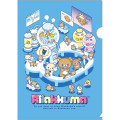 Japan San-X A4 Clear Holder - Rilakkuma : Rilakkuma Lab Research Institute - 1