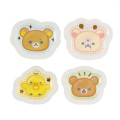 Japan San-X Drop Seal Bits - Rilakkuma : Rilakkuma Lab Plastic Model Puffy Gold Foil Stamping - 2