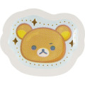 Japan San-X Original Drop Seal Bits - Rilakkuma : Rilakkuma Lab Plastic Model Puffy Gold Foil Stamping - 4