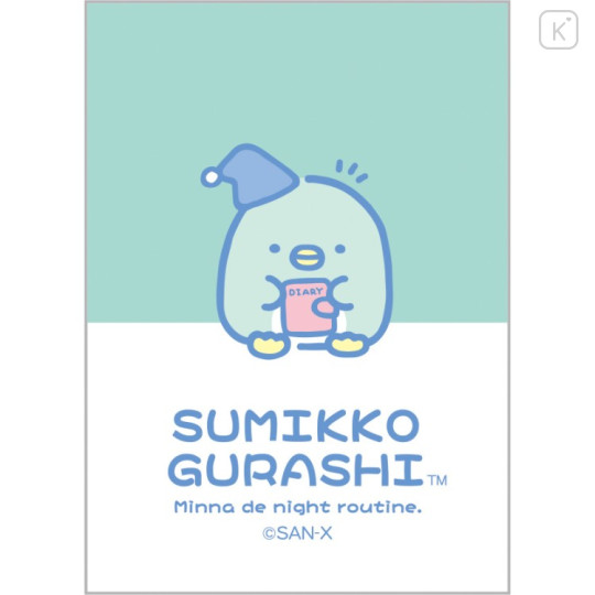 Japan San-X Smartphone Sticker - Sumikko Gurashi : Everyone's Night Routine Penguin? - 1