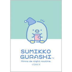Japan San-X Smartphone Sticker - Sumikko Gurashi : Everyone's Night Routine Penguin?