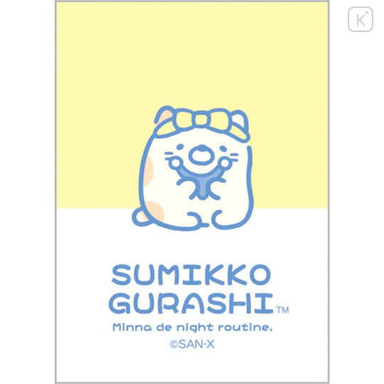 Japan San-X Smartphone Sticker - Sumikko Gurashi : Everyone's Night Routine Neko - 1