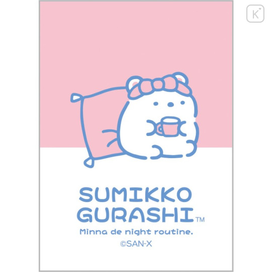 Japan San-X Smartphone Sticker - Sumikko Gurashi : Everyone's Night Routine Shirokuma - 1