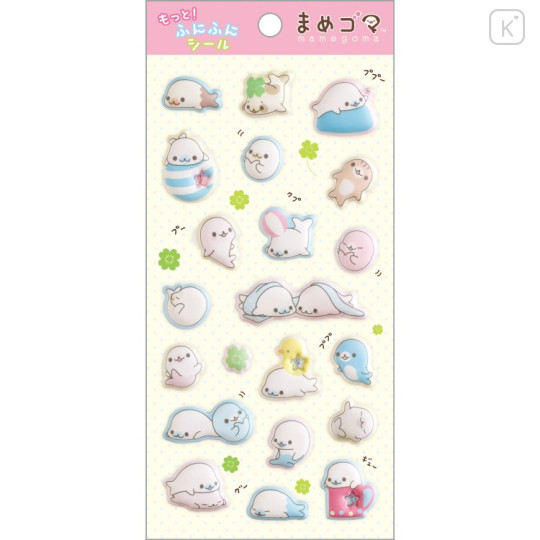 Japan San-X Squishy Sticker - Mamegoma : Universe San-X Town More! - 1