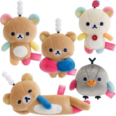 Japan San-X Tenori Plush (SS) Set - Rilakkuma : Rilakkuma Lab