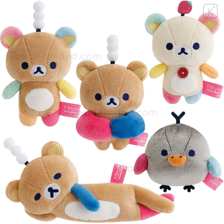 Japan San-X Original Tenori Plush (SS) Set - Rilakkuma : Rilakkuma