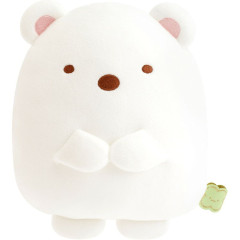 Japan San-X Mochi Mochi Mini Huggable Plush Toy - Sumikko Gurashi : San-X Universe Shirokuma Polar Bear