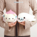 Japan San-X Original Mochi Mochi Mini Huggable Plush Toy - Mamegoma : San-X Universe - 3