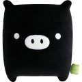 Japan San-X Mochi Mochi Mini Huggable Plush Toy - Monokuro Boo : San-X Universe Black - 1