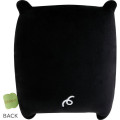 Japan San-X Mochi Mochi Mini Huggable Plush Toy - Monokuro Boo : San-X Universe Black - 2