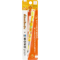 Japan San-X Mono Graph Shaker Mechanical Pencil - Mikan Bouya : Orange