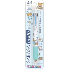 Japan San-X Sarasa Multi 4+1 Gel Pen & Mechanical Pencil - Rilakkuma : Rilakkuma Lab