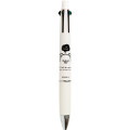 Japan San-X Original Jetstream 4&1 Multi Ballpoint Pen + Mechanical Pencil - Rilakkuma : Basic Rilakkuma Monochrome White - 1