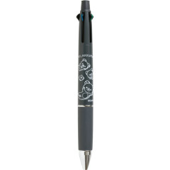 Japan San-X Original Jetstream 4&1 Multi Ballpoint Pen + Mechanical Pencil - Rilakkuma : Basic Rilakkuma Monochrome Black