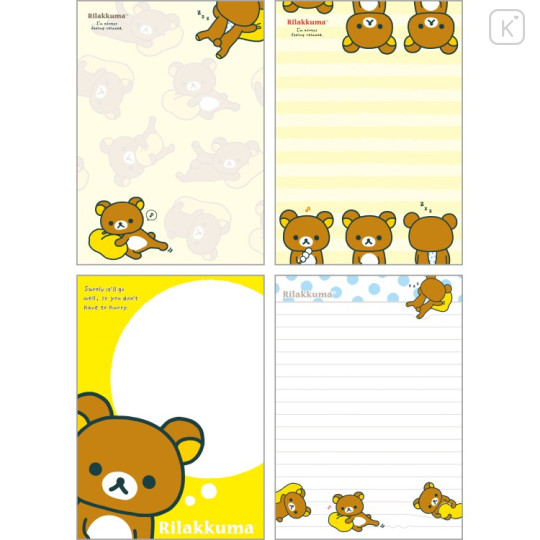 Japan San-X A6 Notepad - Rilakkuma : Classic - 2