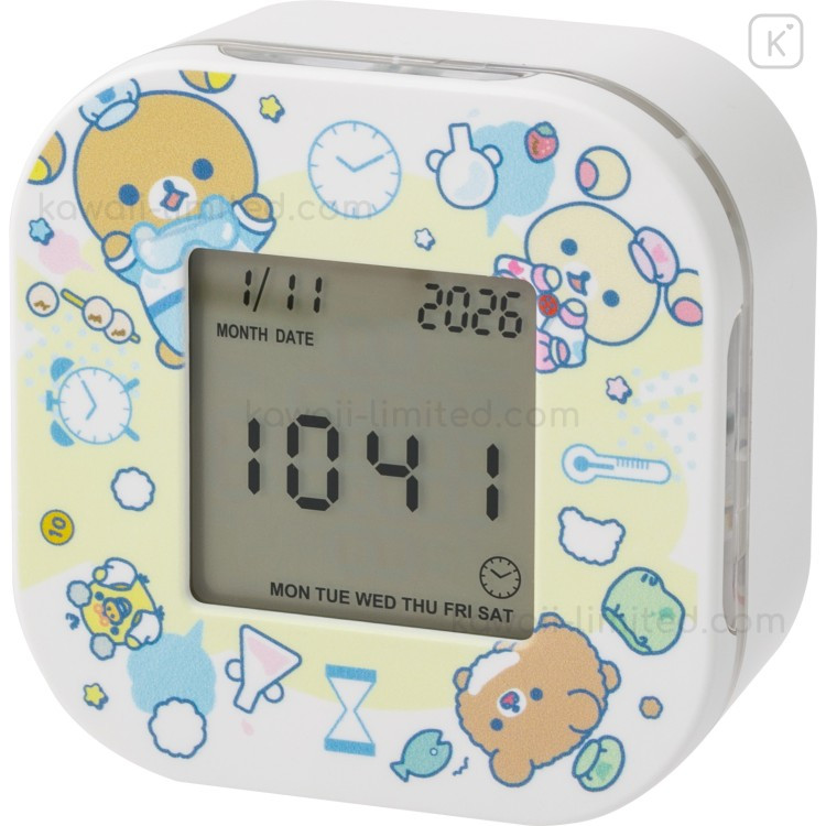 Japan San-X Alarm Clock - Rilakkuma Lab | Kawaii Limited