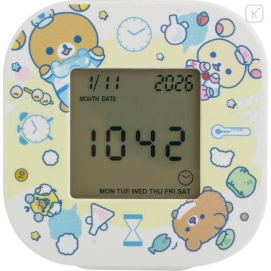 Japan San-X Alarm Clock - Rilakkuma : Rilakkuma Lab - 2
