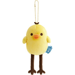 Japan San-X Slim Long-legged Hanging Plush Toy - Kiiroitori : Rilakkuma Lab