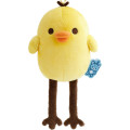 Japan San-X Slim Long-legged Hanging Plush Toy - Kiiroitori : Rilakkuma Lab - 2