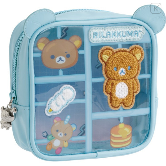 Japan San-X Square Pouch - Rilakkuma : Rilakkuma Lab - 1