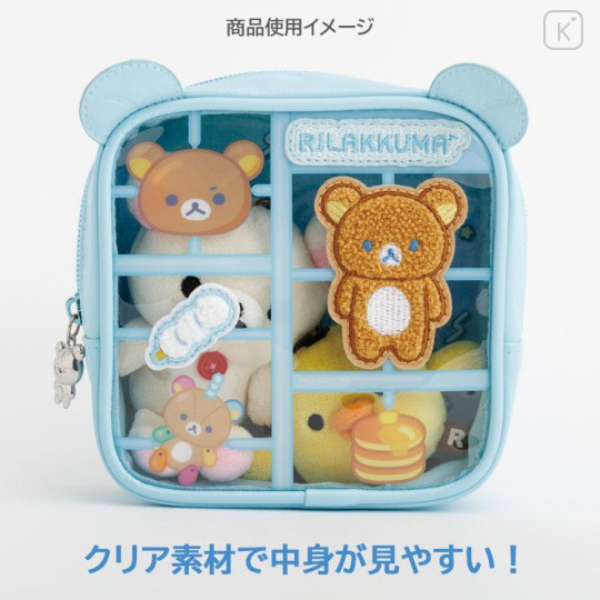 Japan San-X Square Pouch - Rilakkuma : Rilakkuma Lab - 5