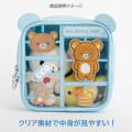 Japan San-X Square Pouch - Rilakkuma : Rilakkuma Lab - 5