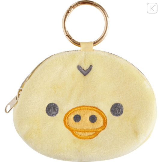 Japan San-X Eco Shopping Bag & Mascot Pouch with Carabiner Bag Charm - Kiiroitori - 3