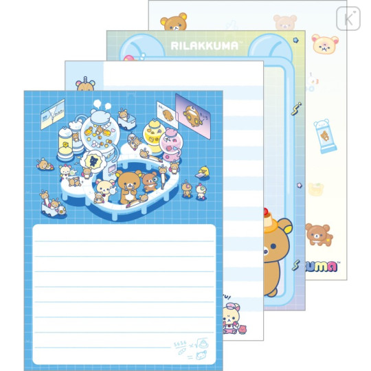 Japan San-X A6 Notepad - Rilakkuma Lab - 2