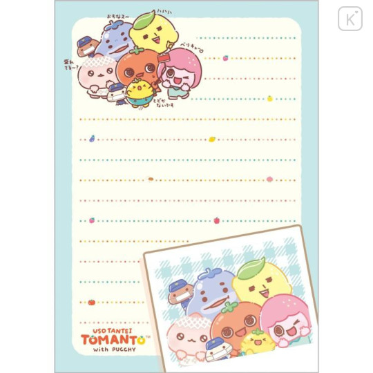 Japan San-X A6 Notepad - Uso Tantei Tomanto : Tomanto & Pucchy Comic A - 5