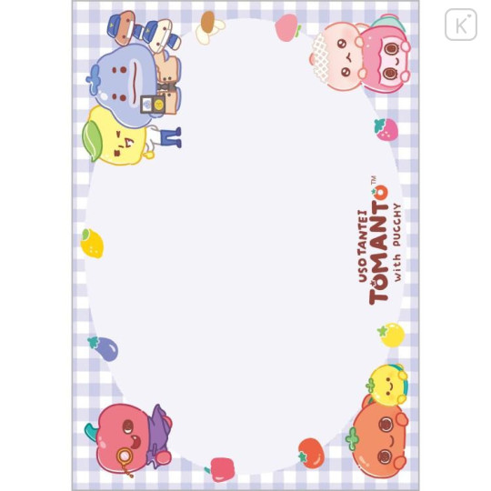 Japan San-X A6 Notepad - Uso Tantei Tomanto : Tomanto & Pucchy Comic B - 4