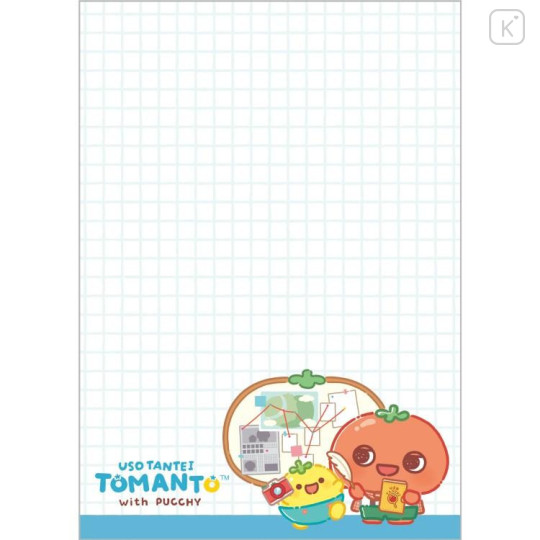 Japan San-X A6 Notepad - Uso Tantei Tomanto : Tomanto & Pucchy Comic B - 5
