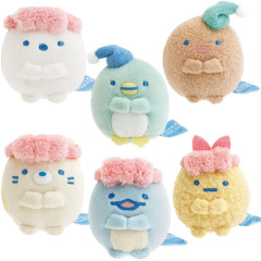Japan San-X Tenori Plush (SS) Set - Sumikko Gurashi : Everyone's Night Routine