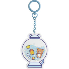 Japan San-X Shaka Shaka Acrylic Keychain - Rilakkuma : Rilakkuma Lab